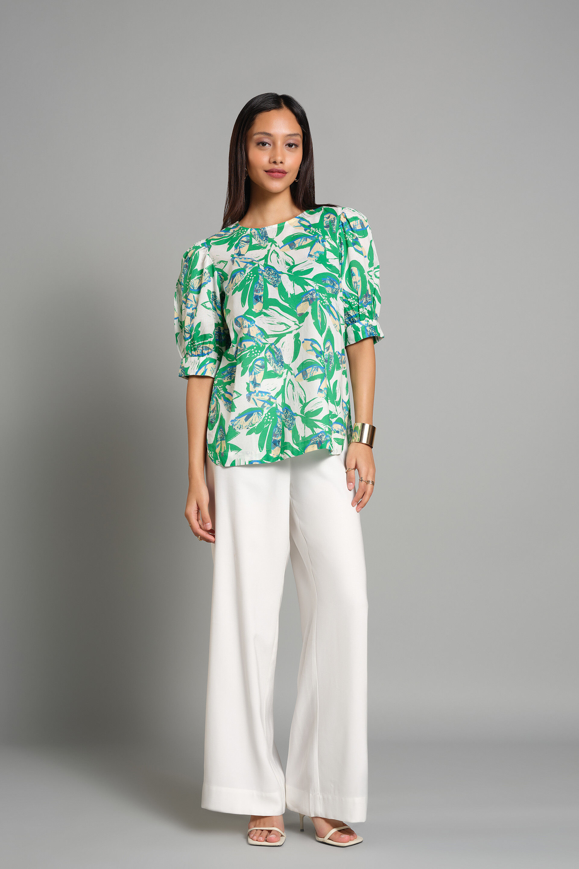 Leaf Love Top, Green, image 2